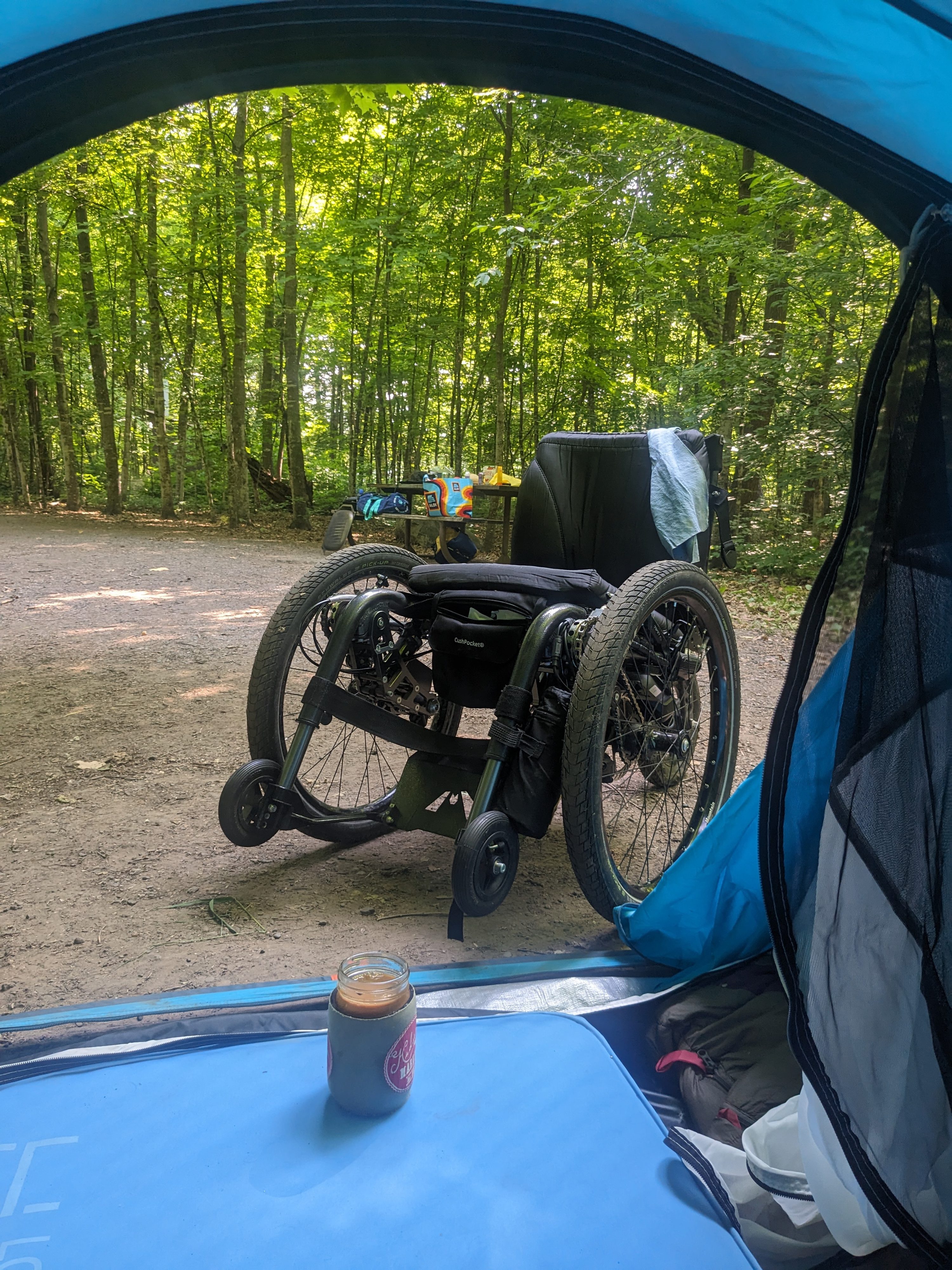 eTrike all terrain hiking wheelchair