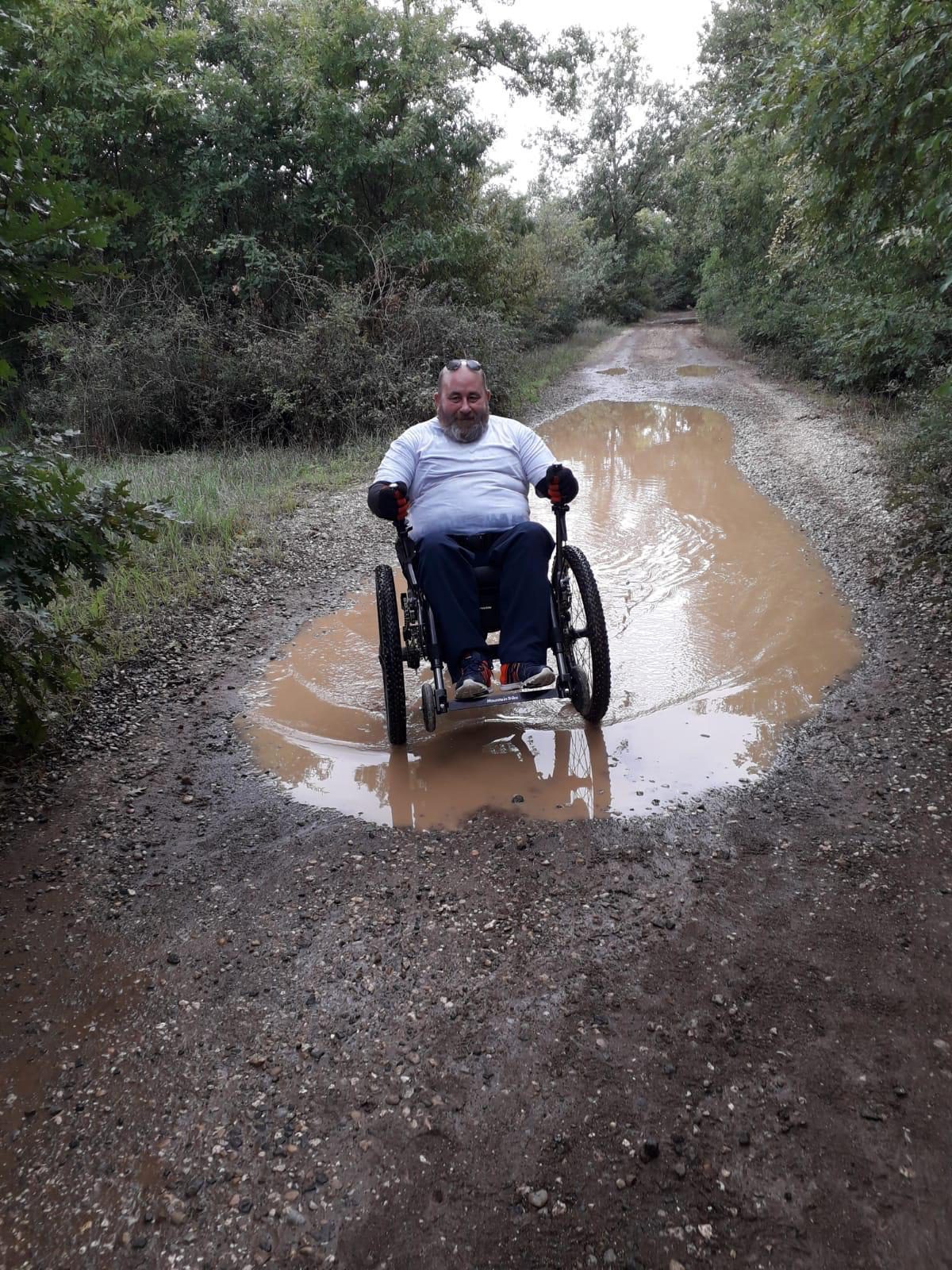 Italy Mountain Trike all terrain wheelchair Italy Mountain Trike all terrain wheelchair