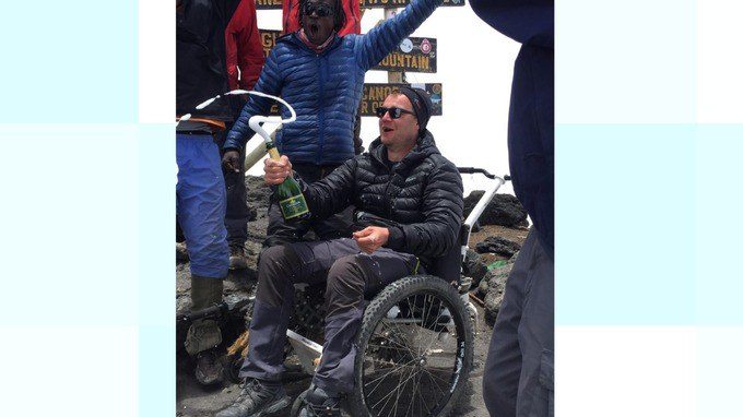 Geraint Williams, Mountain Trike climb Geraint Williams, Mountain Trike climb