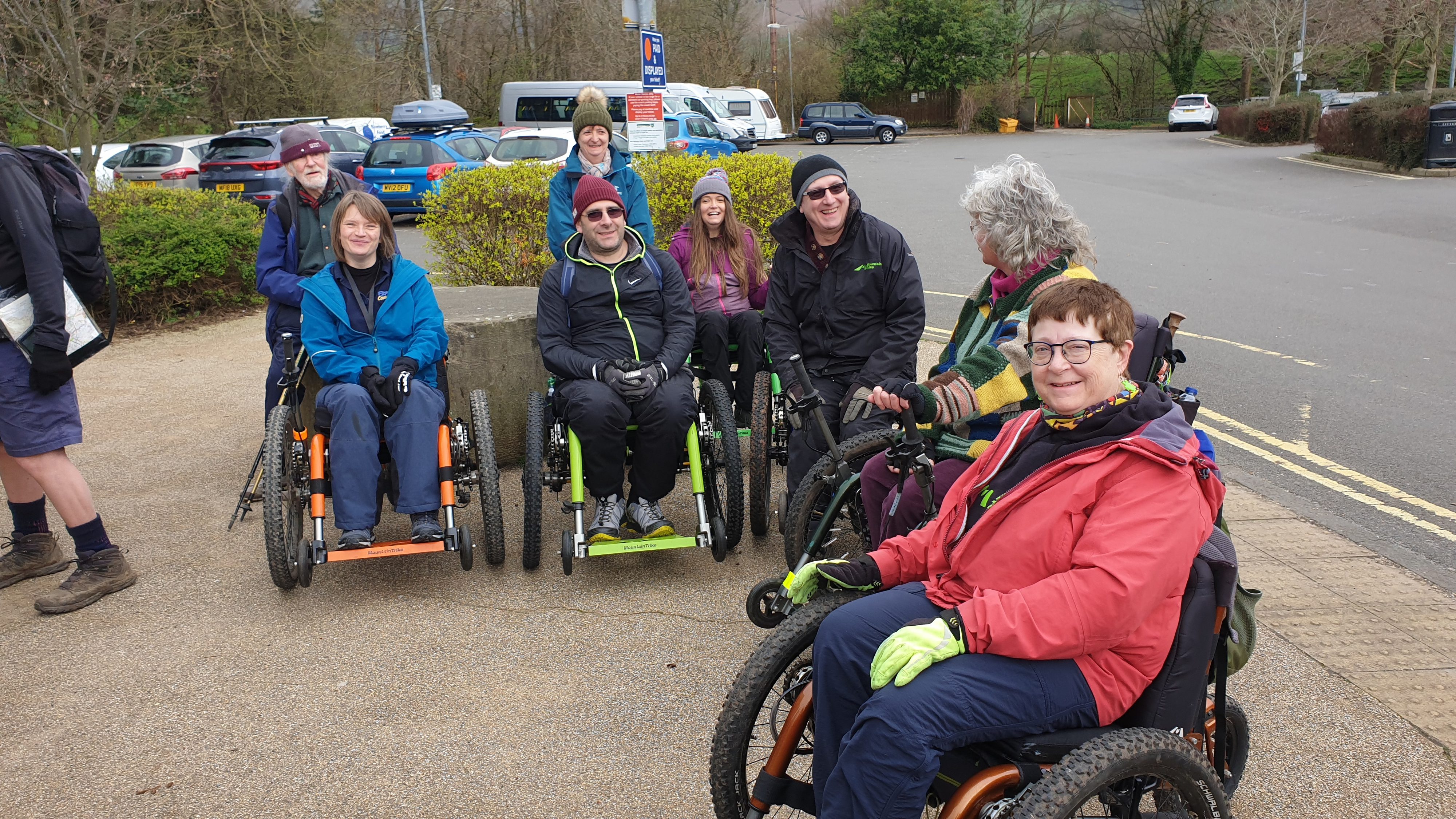 Mountain Trike customers at Peak District Mountain Trike customers at Peak District