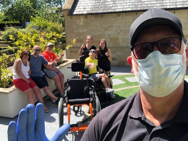 socially distanced Mountain Trike demo socially distanced Mountain Trike demo