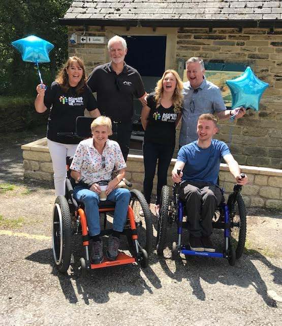 Trans Pennine Trail opening of new changing room facilities Trans Pennine Trail opening of new changing room facilities