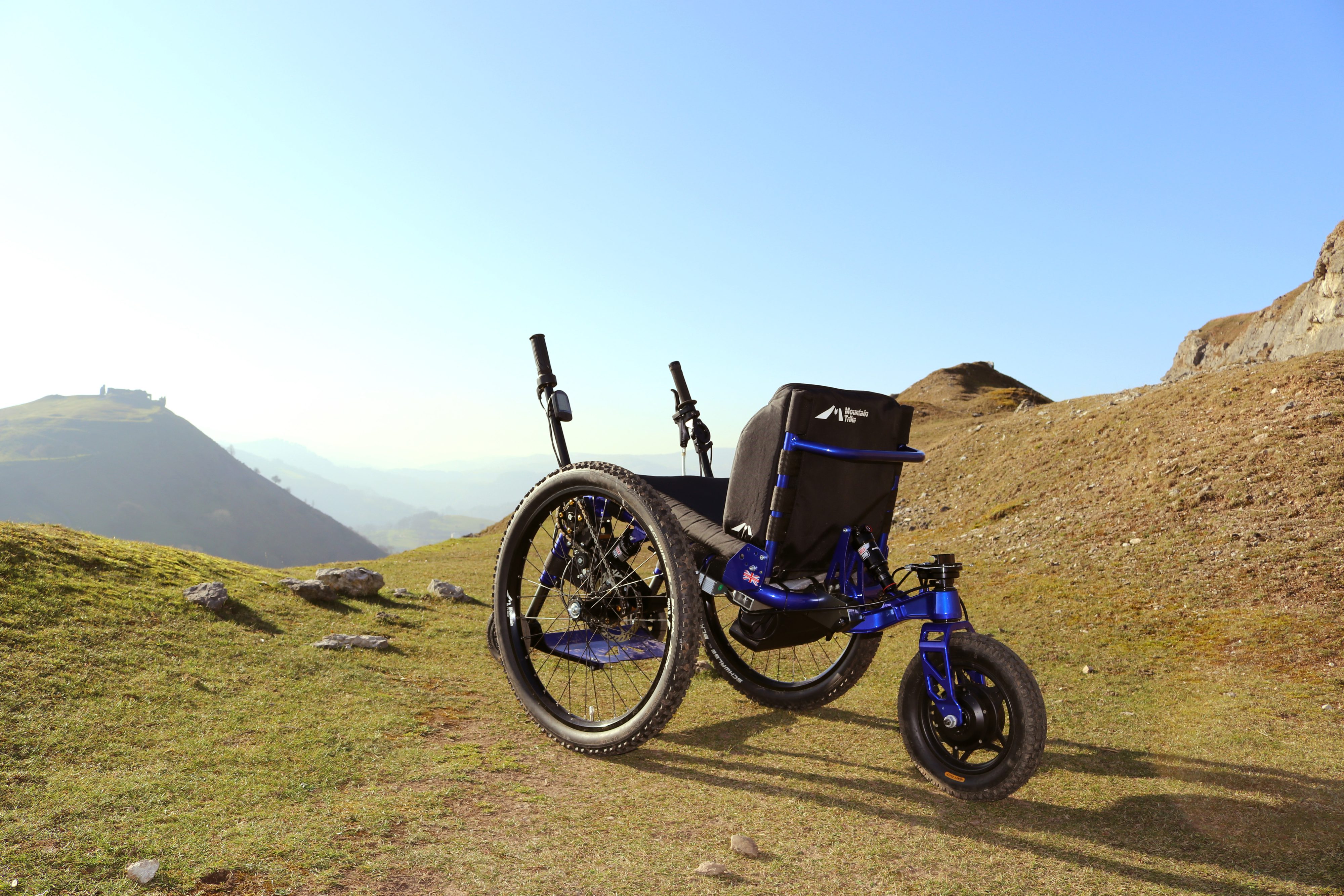 eTrike, electric power assist all terrain wheelchair eTrike, electric power assist all terrain wheelchair